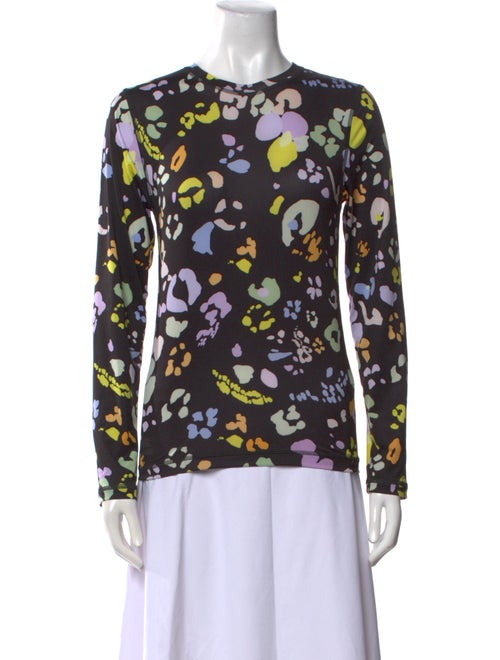 Stine Goya Floral Print Crew Neck Blouse