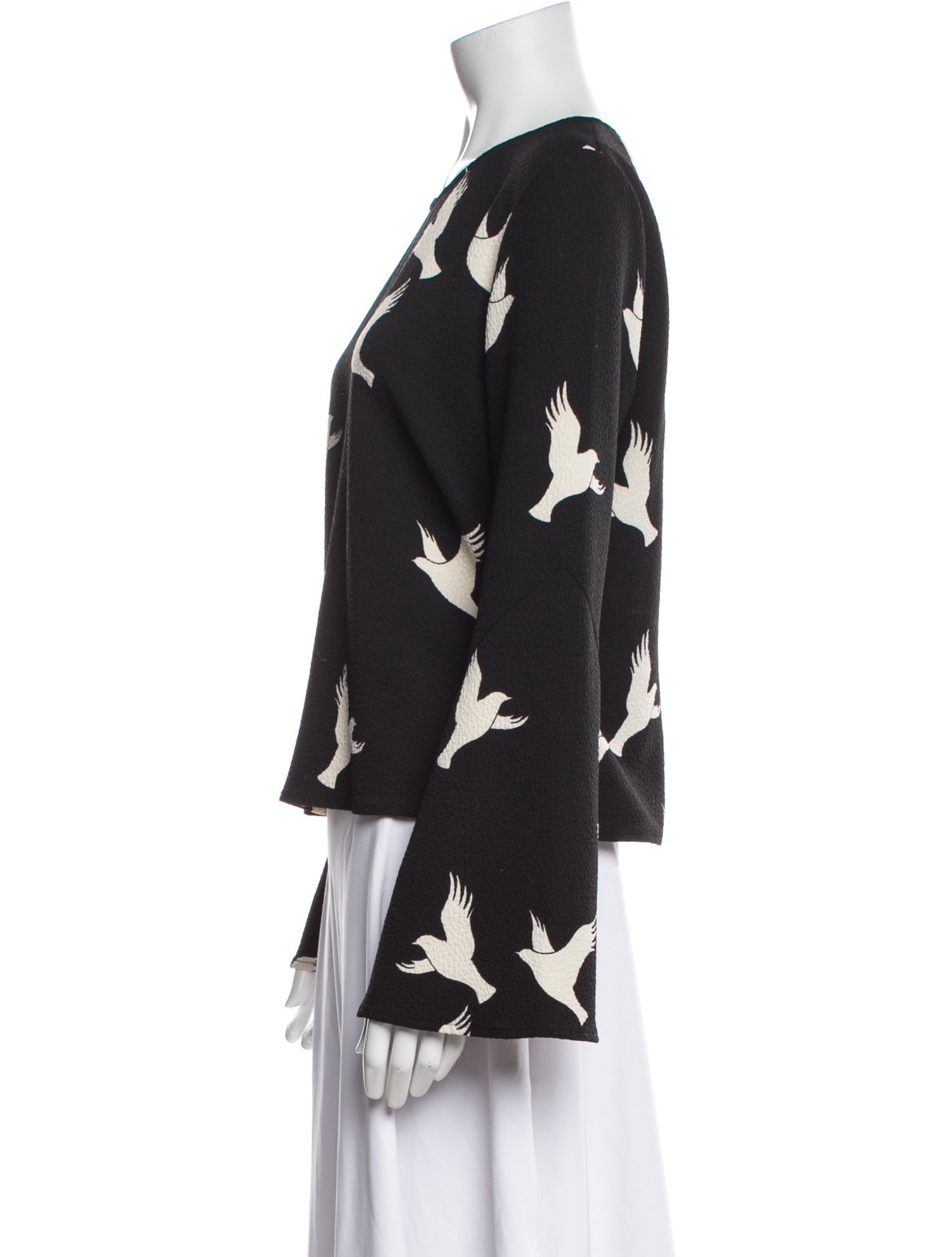 Stine Goya Floral Print Crew Neck Blouse