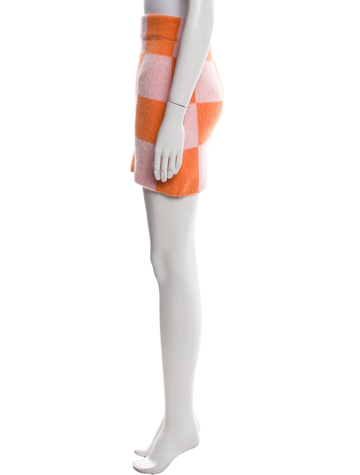 Stine Goya Plaid Print Mini Skirt