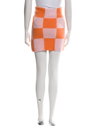 Stine Goya Plaid Print Mini Skirt