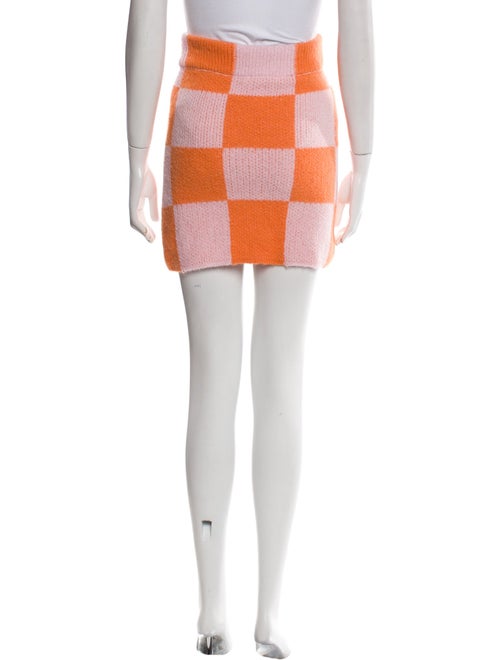 Stine Goya Plaid Print Mini Skirt