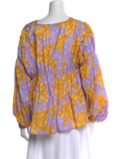 Stine Goya Printed V-Neck Blouse