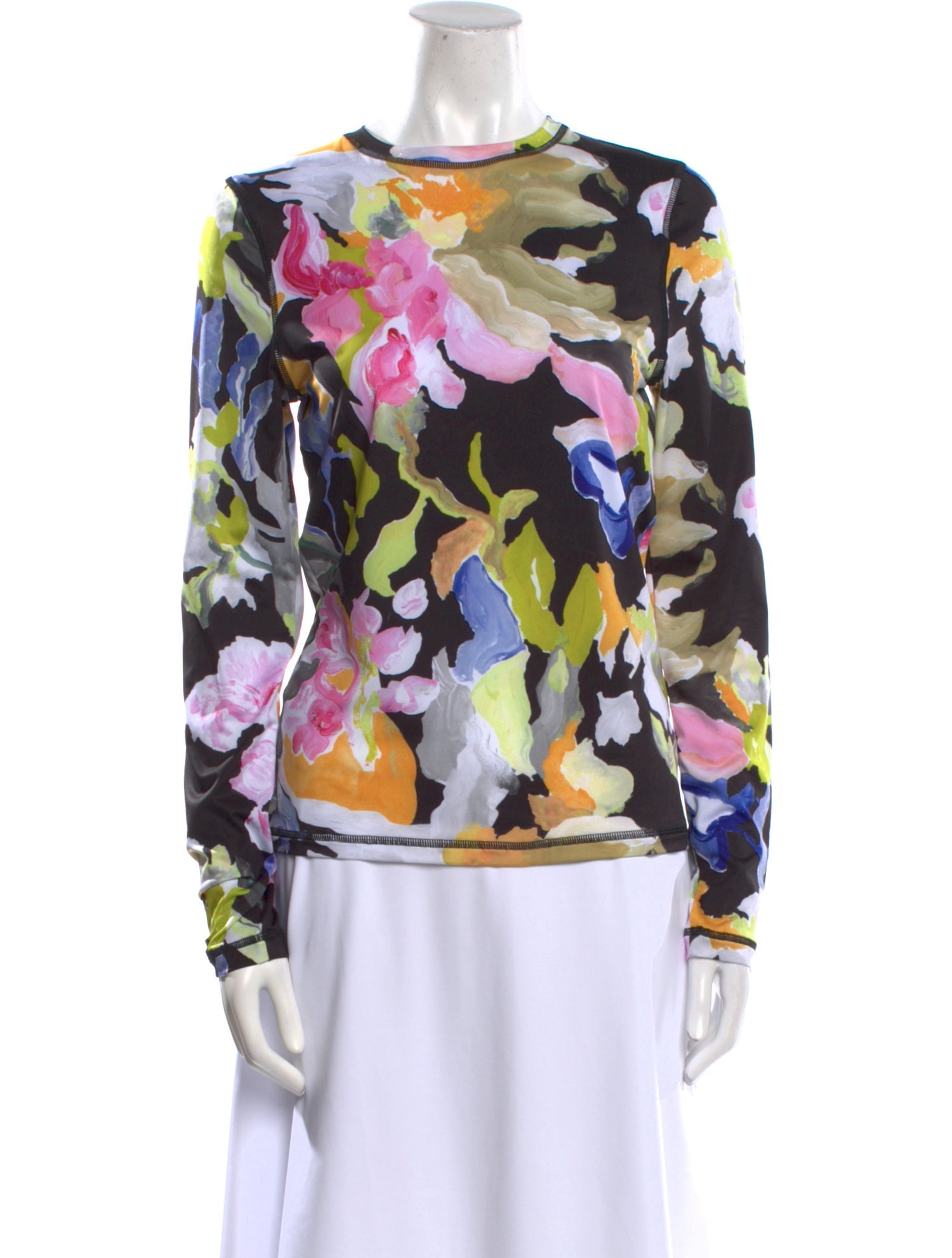 Stine Goya Floral Print Bateau Neckline Blouse w/ Tags