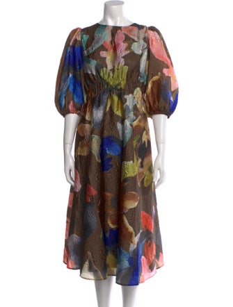 Stine Goya Printed Long Dress