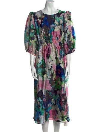 Stine Goya Printed Long Dress