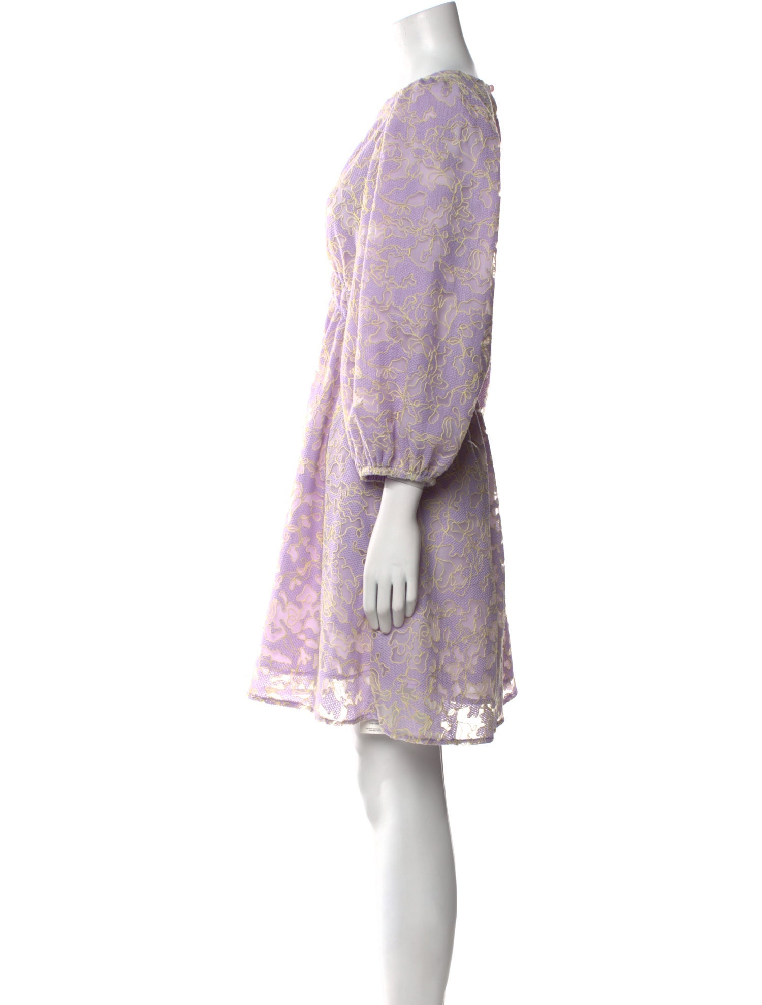 Stine Goya Floral Print Mini Dress