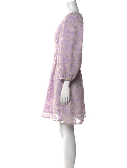 Stine Goya Floral Print Mini Dress