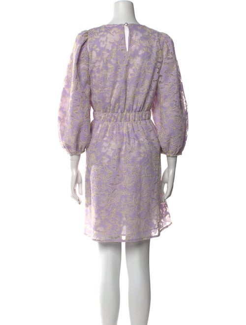 Stine Goya Floral Print Mini Dress