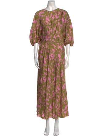 Stine Goya Floral Print Long Dress