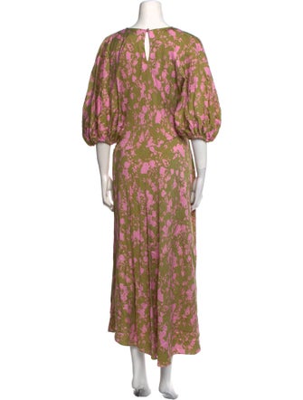 Stine Goya Floral Print Long Dress