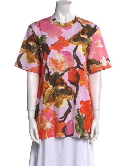 Stine Goya Floral Print Crew Neck T-Shirt