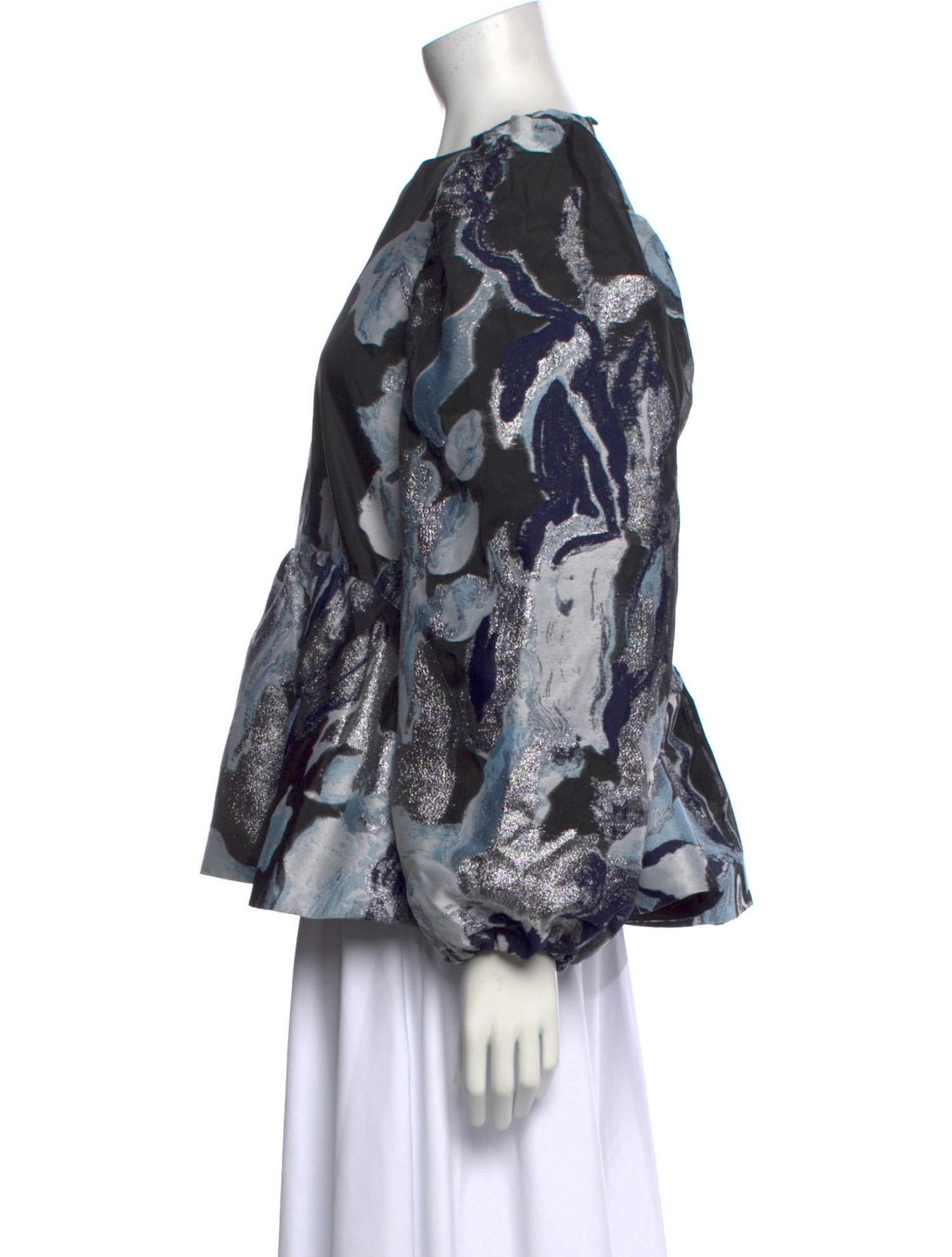 Stine Goya Printed Scoop Neck Blouse