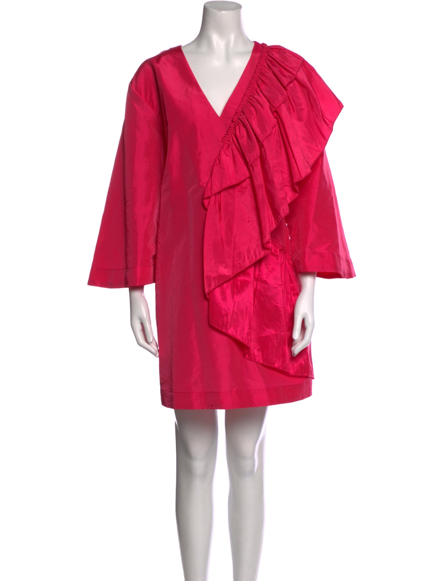 Stine Goya V-Neck Mini Dress