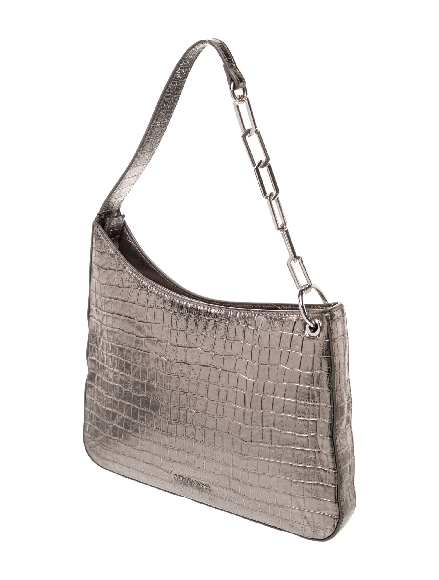 Stine Goya Embossed Leather Shoulder Bag