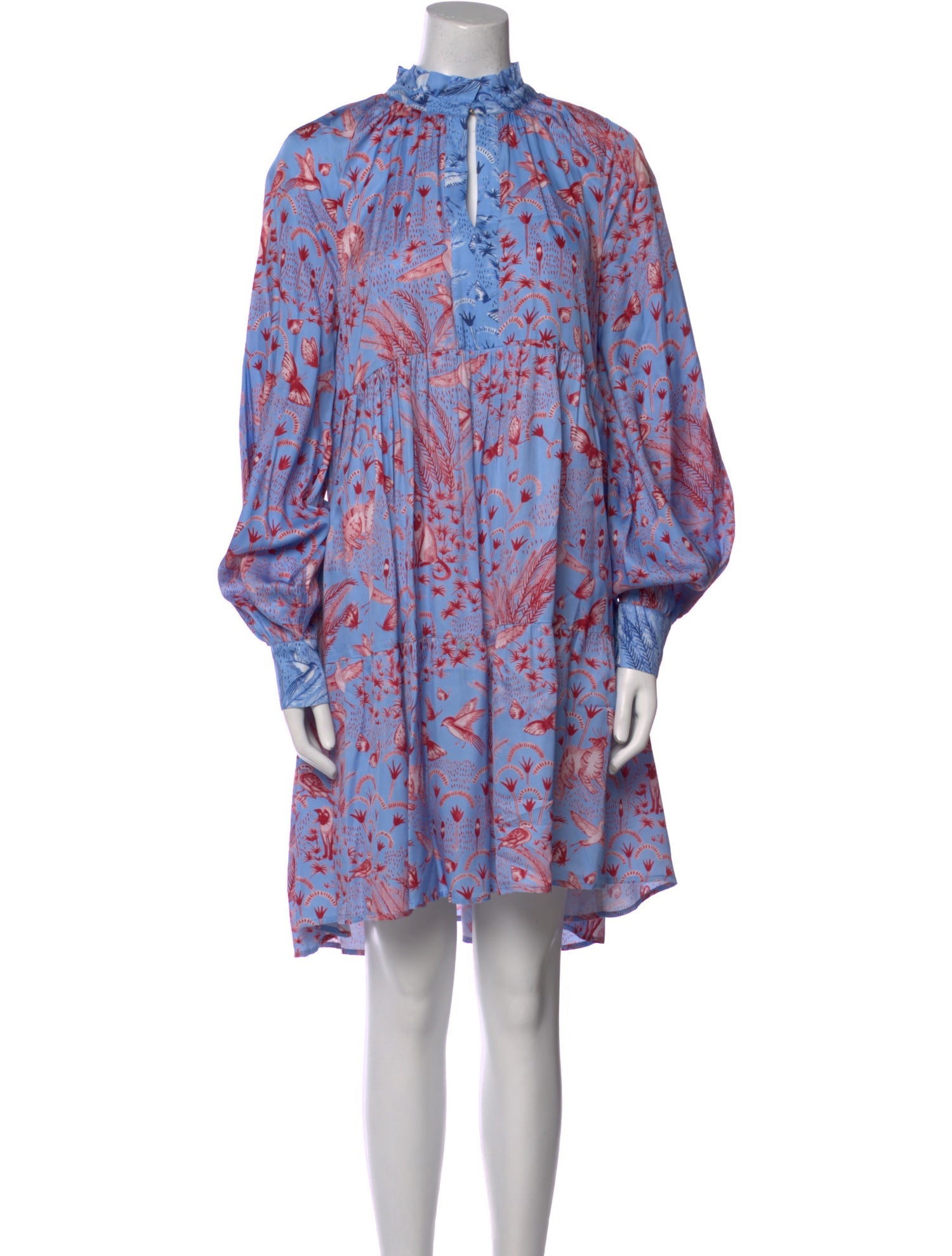 Stine Goya Floral Print Mini Dress