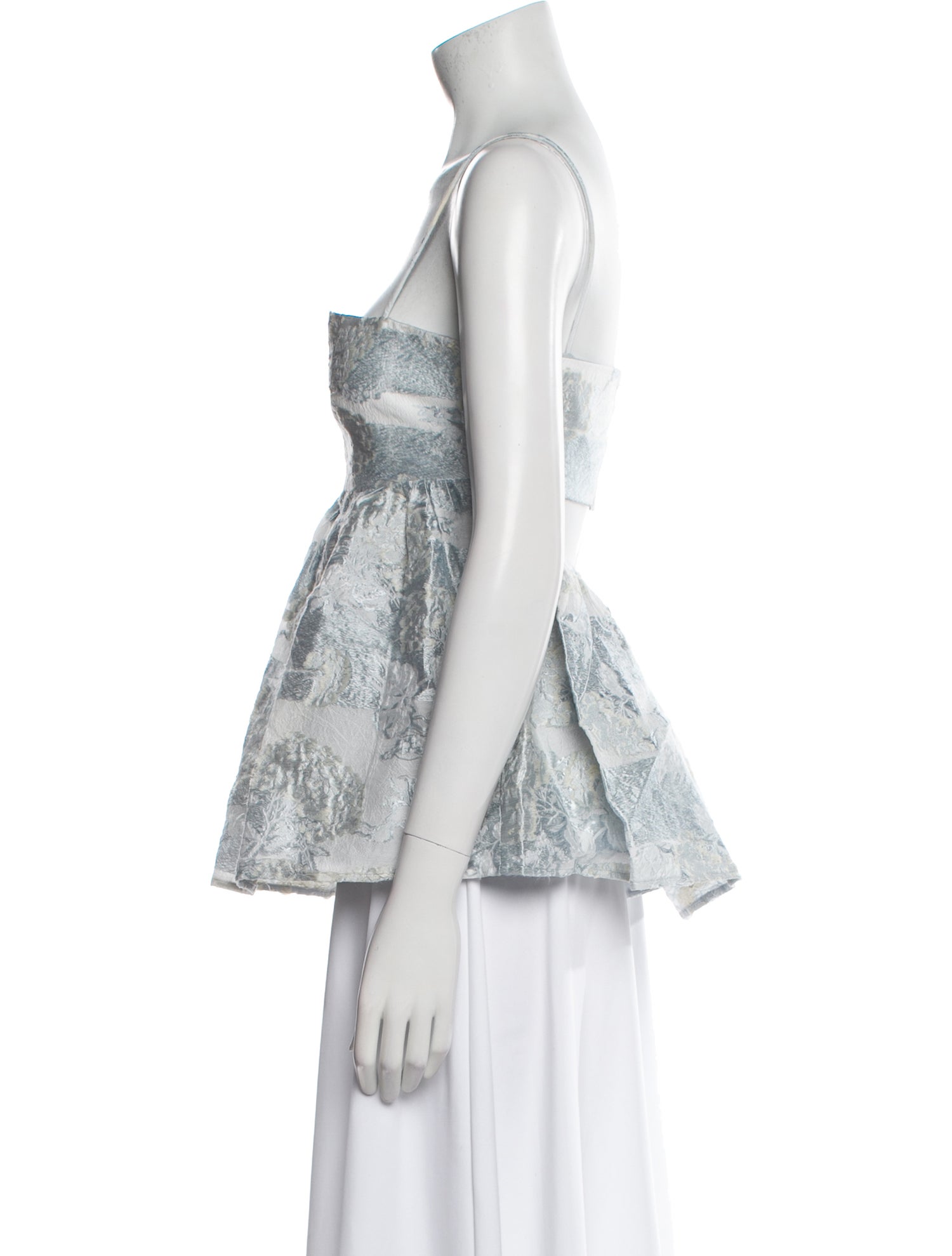 Stine Goya Printed Square Neckline Top