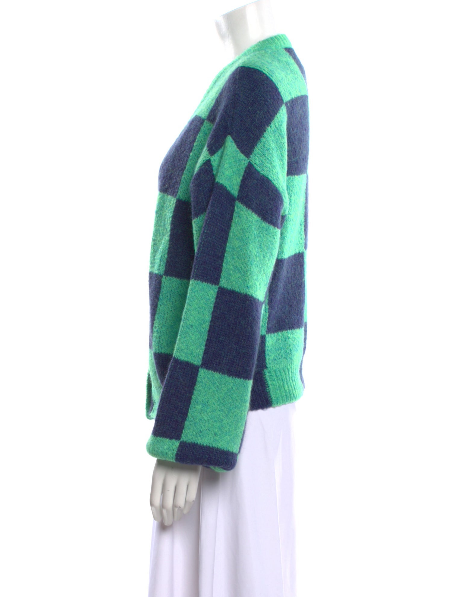 Stine Goya Printed V-Neck Sweater