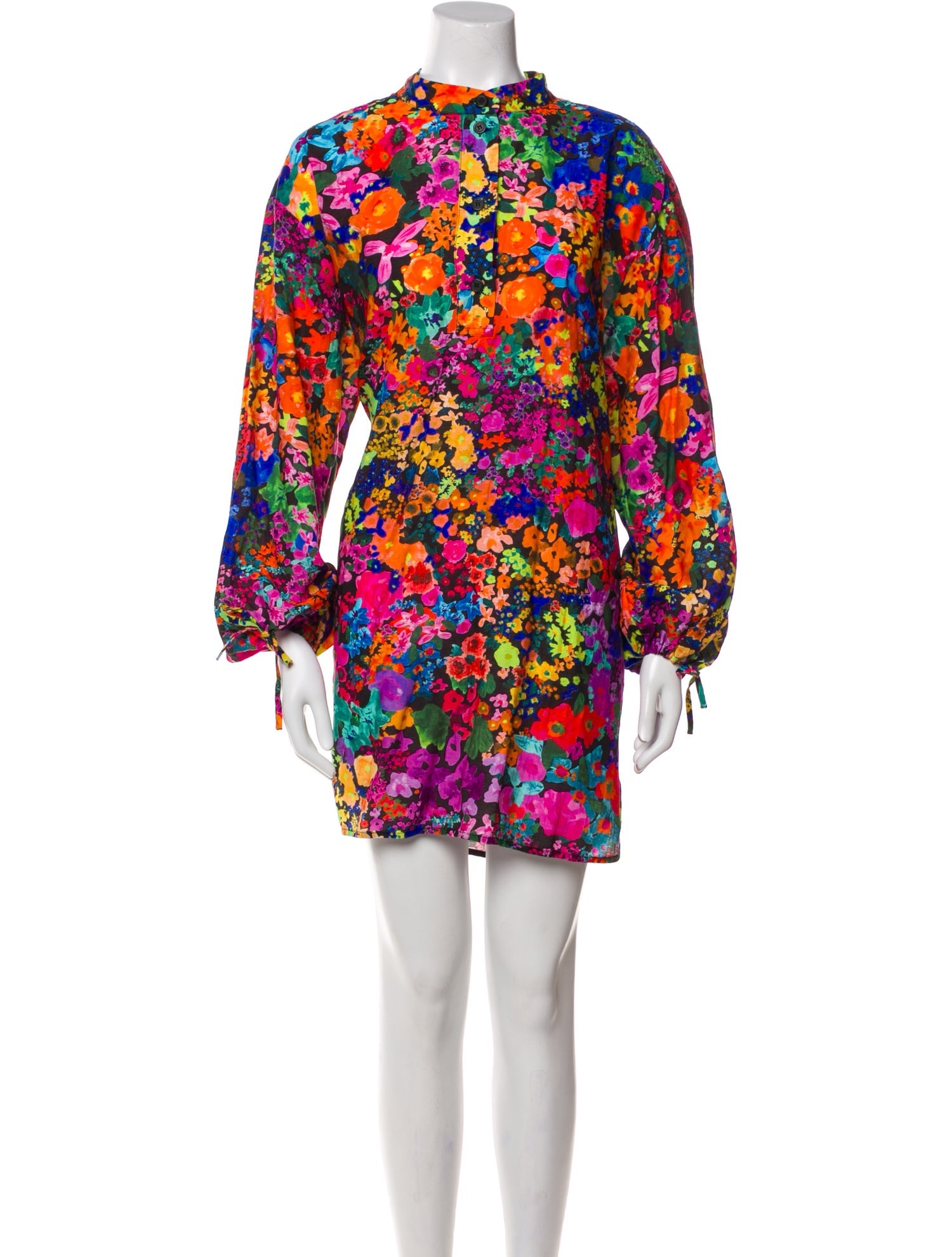 Stine Goya Floral Print Mini Dress