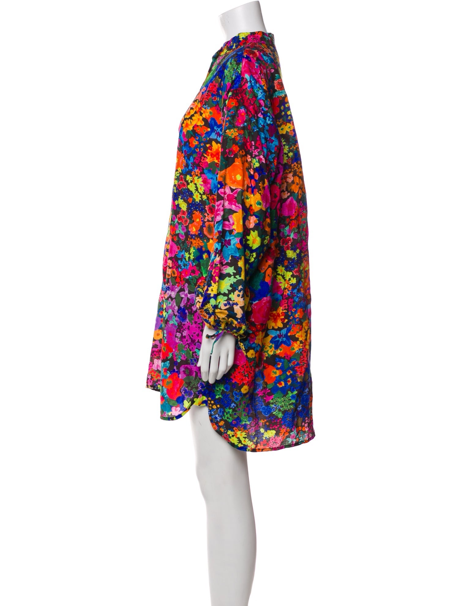 Stine Goya Floral Print Mini Dress