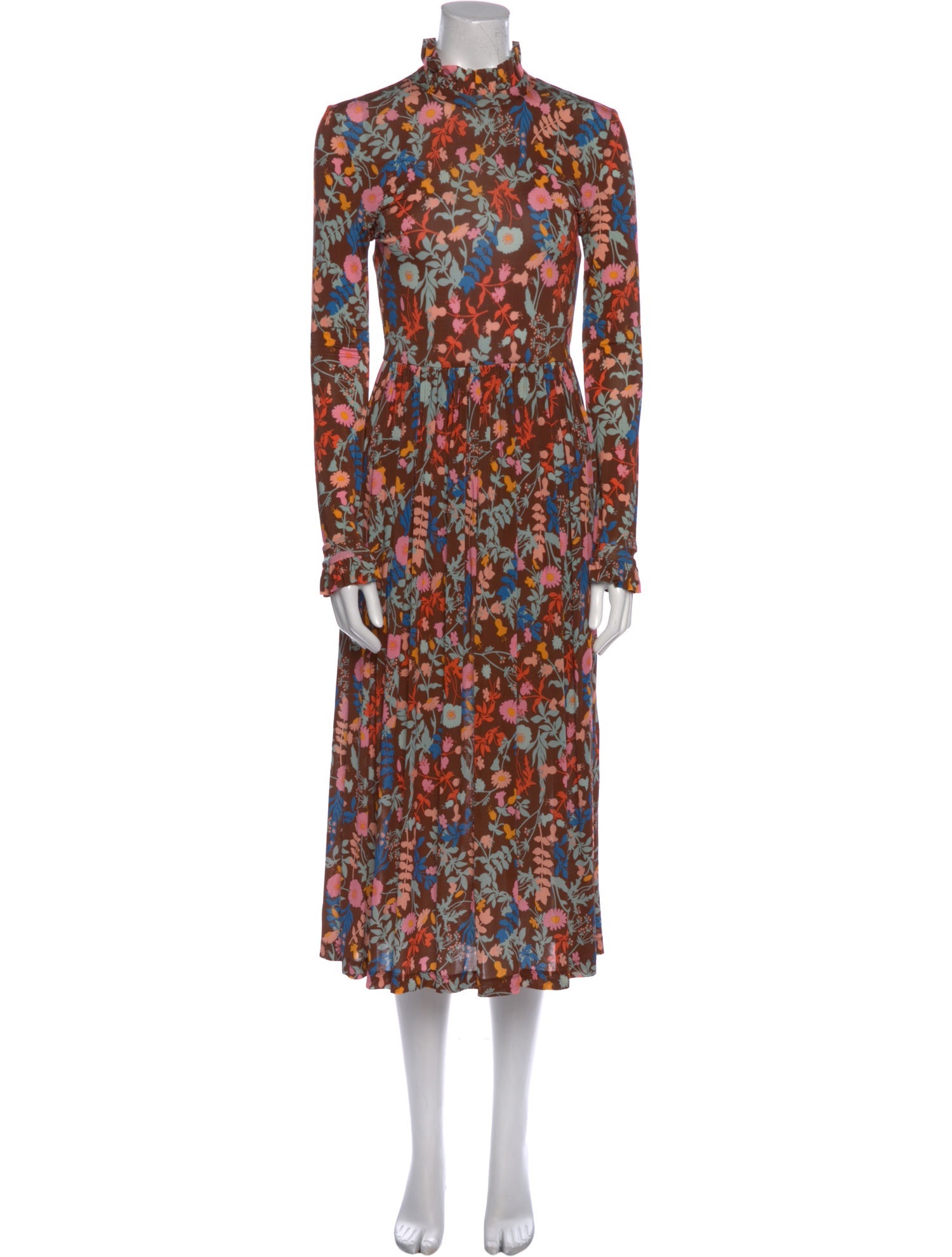 Stine Goya Floral Print Mini Dress