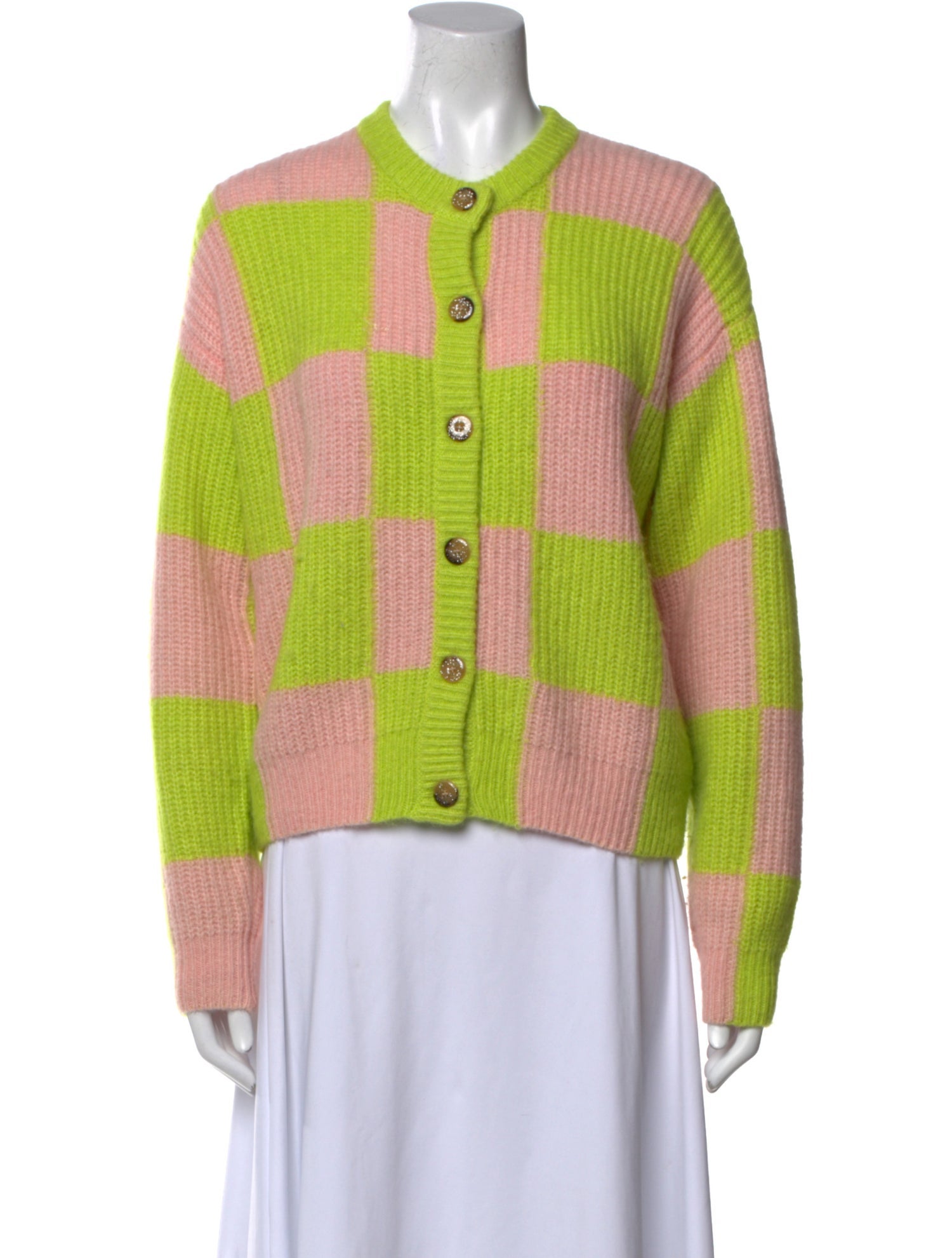 Stine Goya Printed Crew Neck Sweater