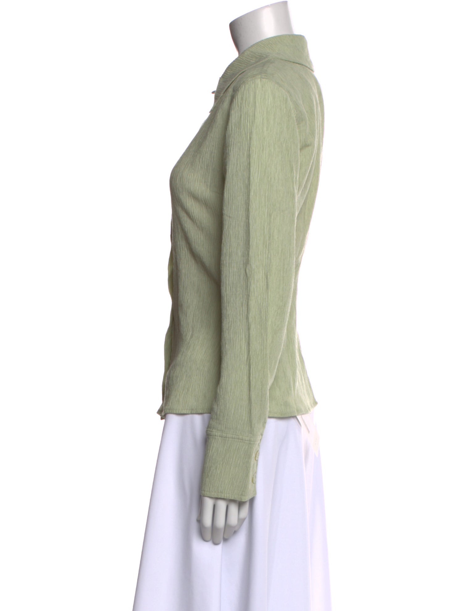 Stine Goya Long Sleeve Button-Up Top