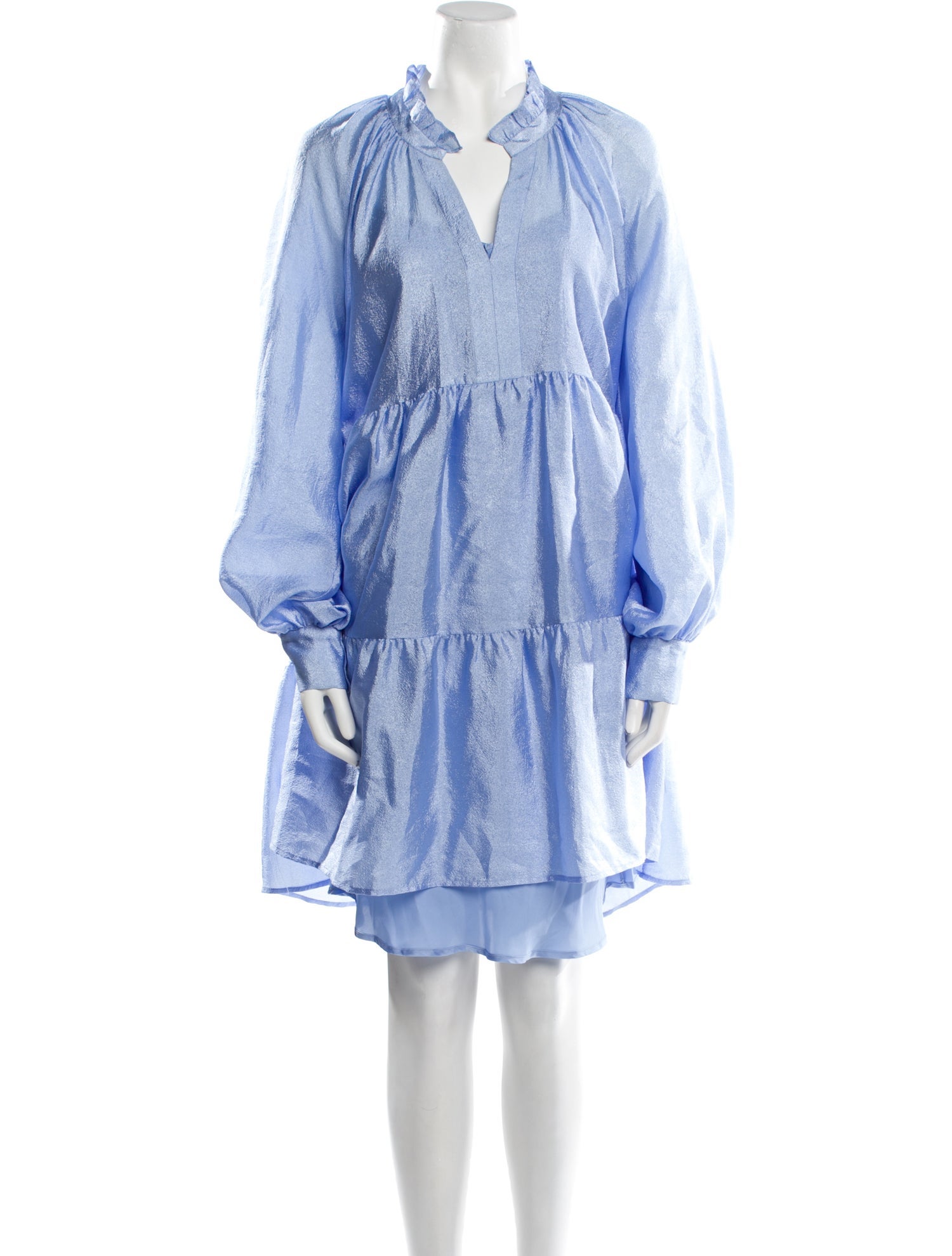 Stine Goya V-Neck Knee-Length Dress