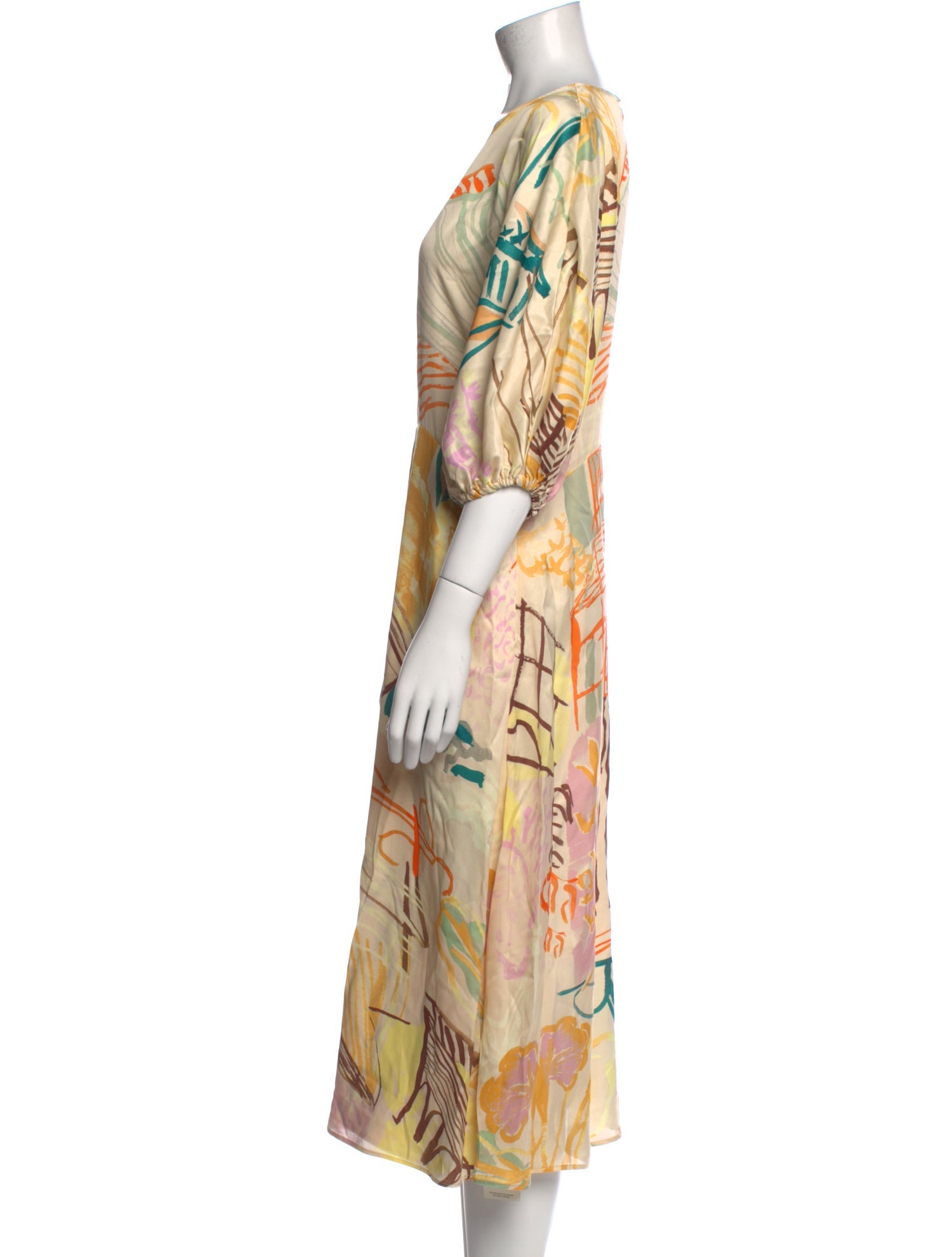 Stine Goya Printed Midi Length Dress