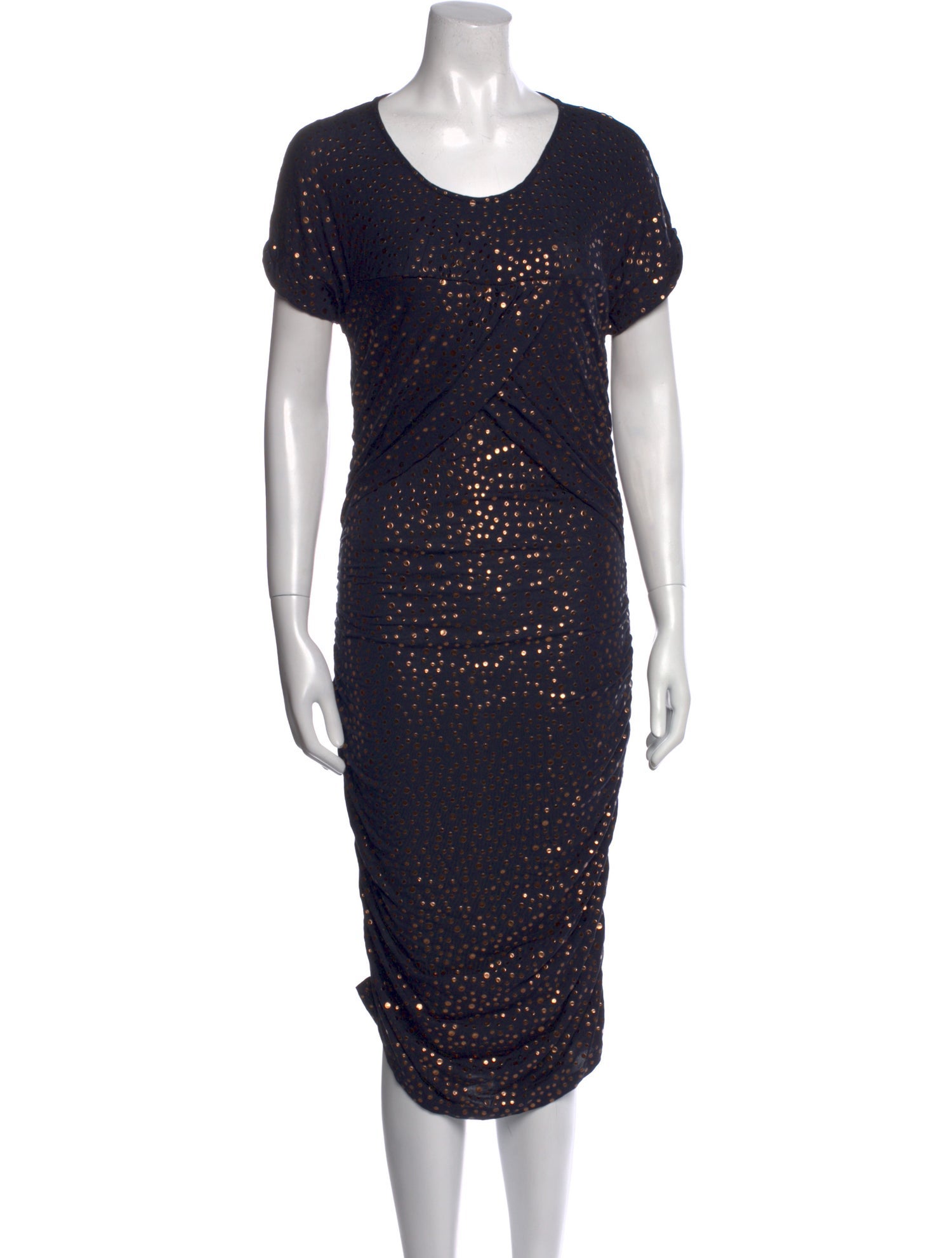 Stine Goya Scoop Neck Knee-Length Dress