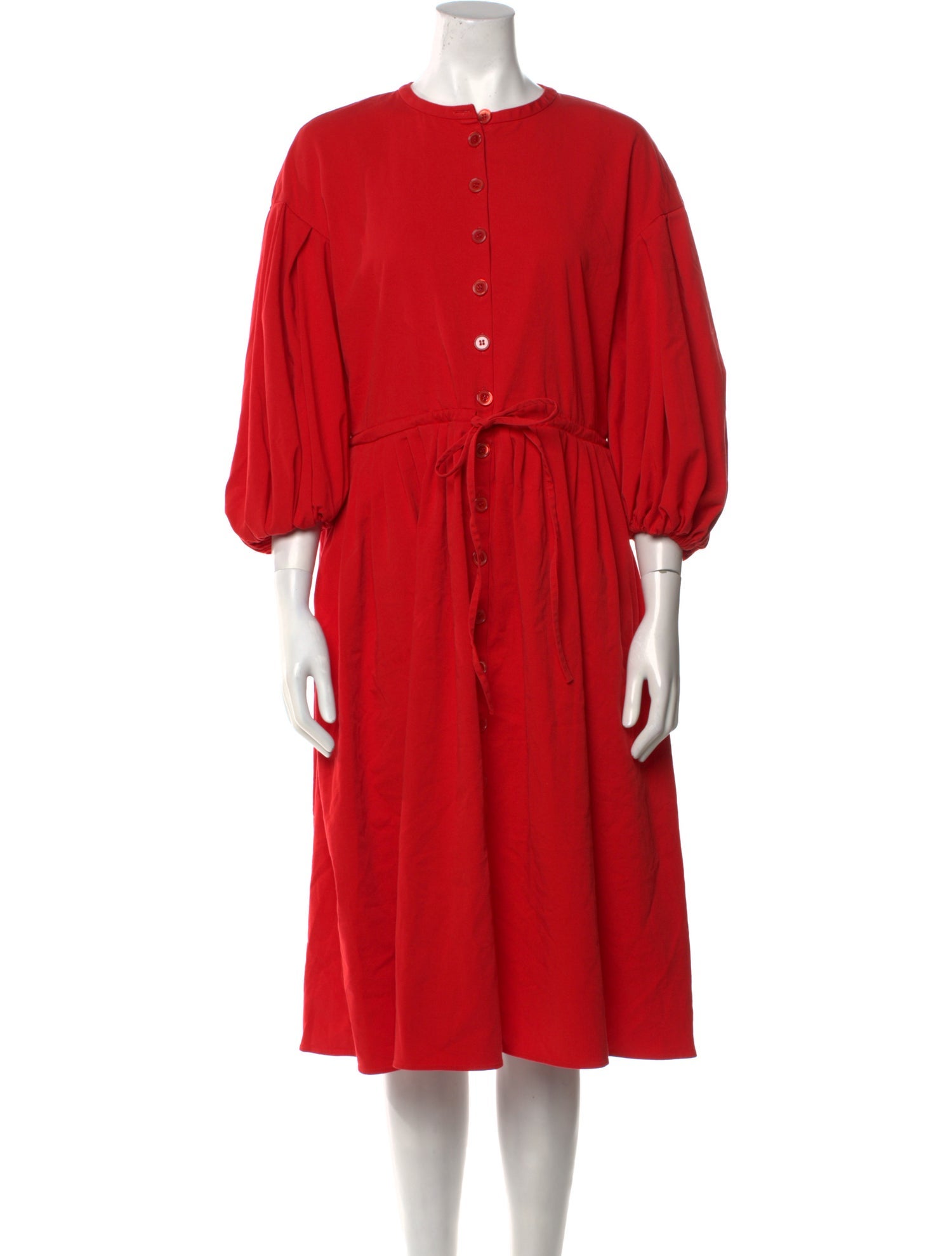 Stine Goya Crew Neck Midi Length Dress