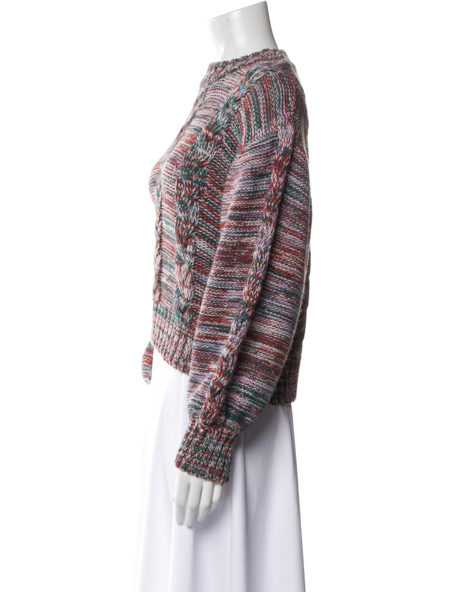 Stine Goya Striped Crew Neck Sweater