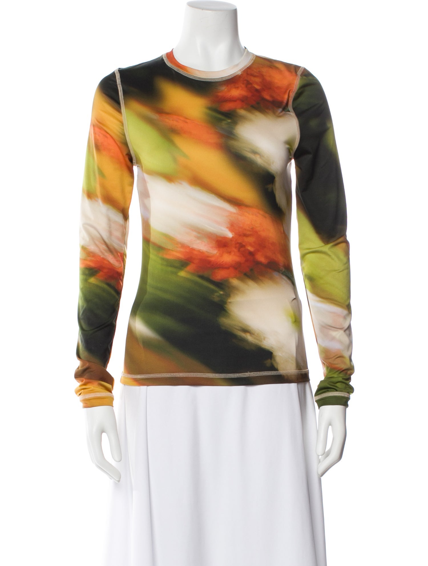 Stine Goya Tie-Dye Print Crew Neck Sweatshirt