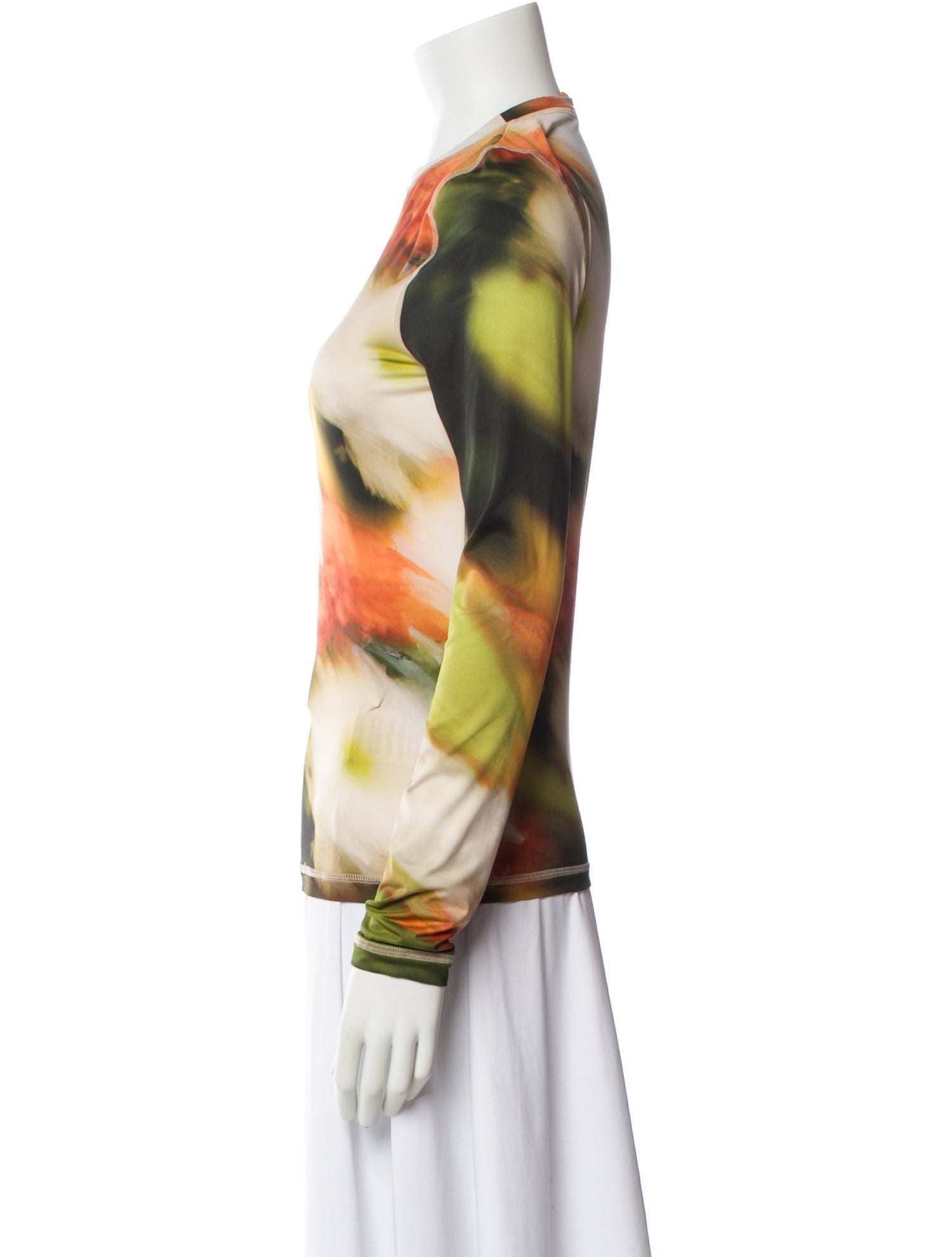Stine Goya Tie-Dye Print Crew Neck Sweatshirt