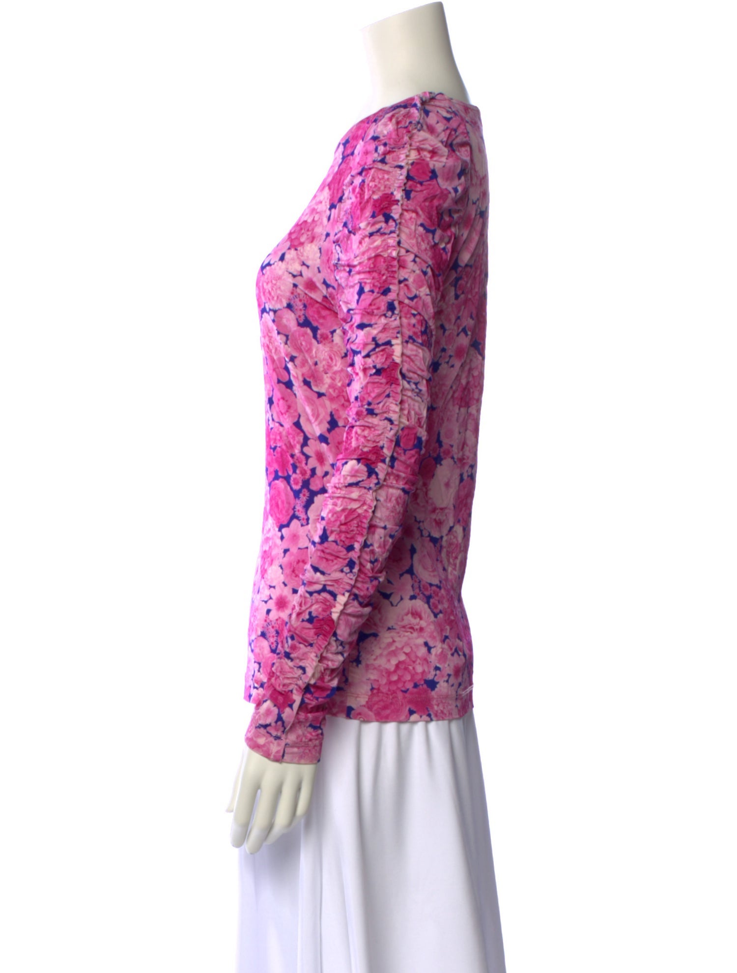 Stine Goya Floral Print Crew Neck Sweatshirt