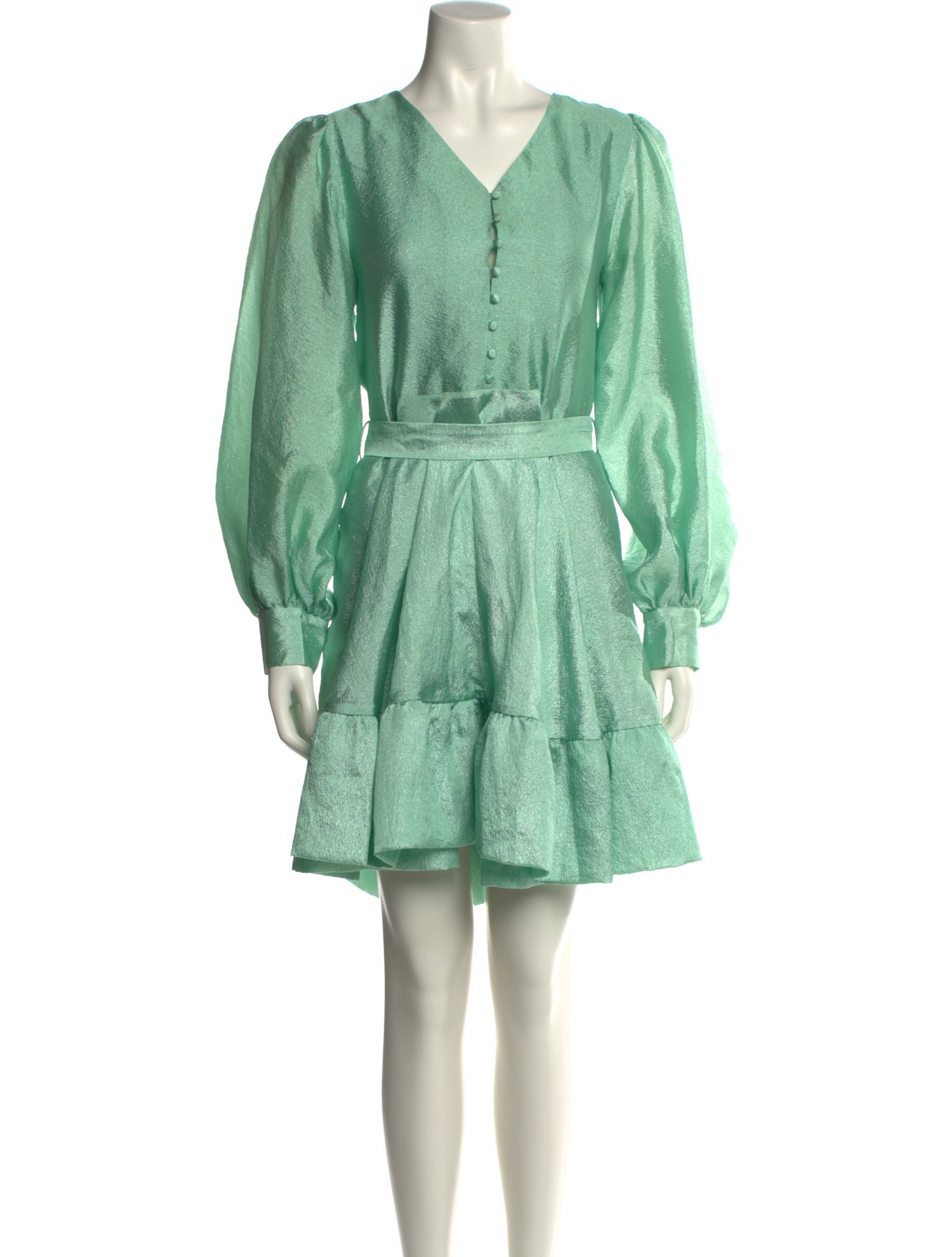 Stine Goya V-Neck Mini Dress