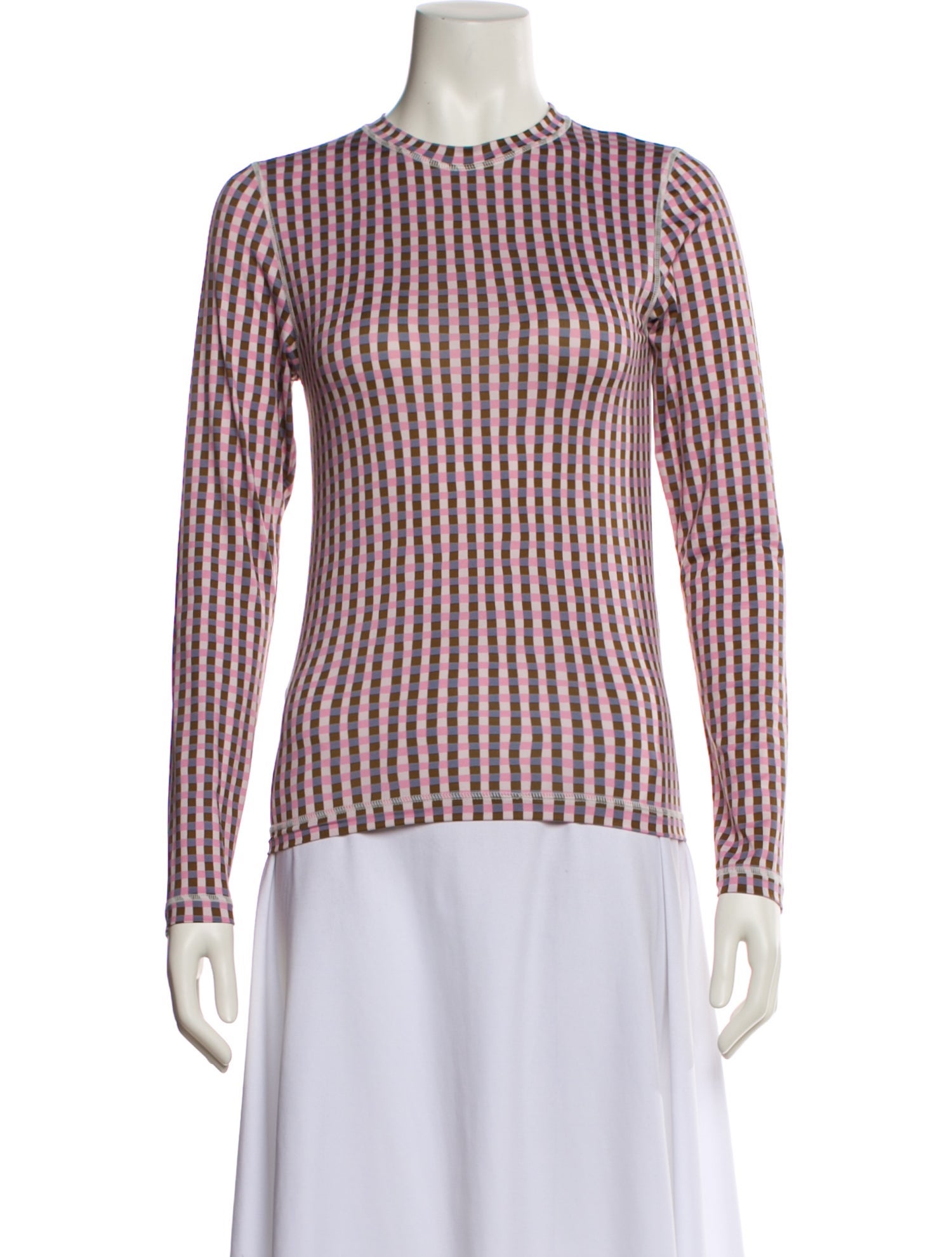 Stine Goya Striped Crew Neck Top