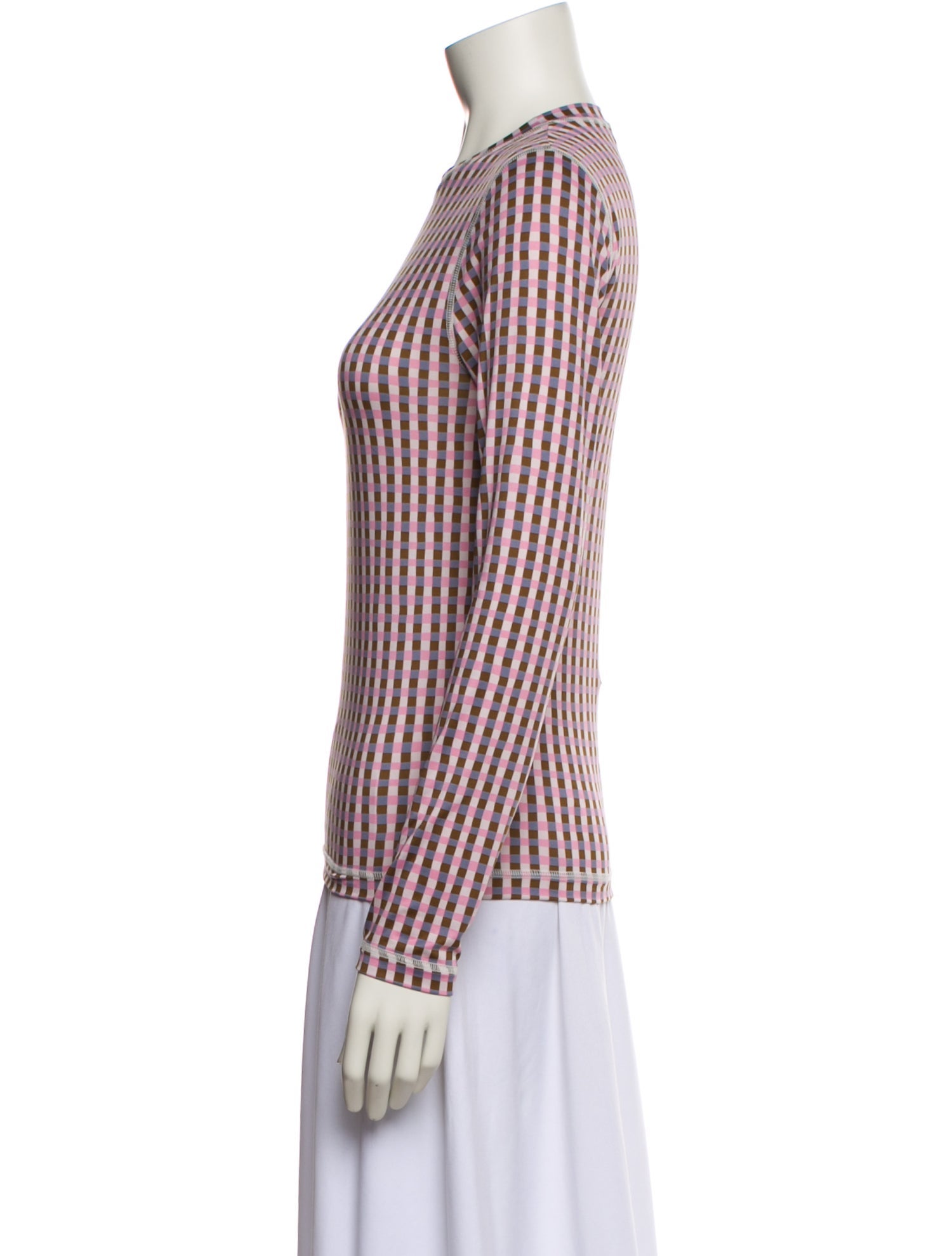 Stine Goya Striped Crew Neck Top