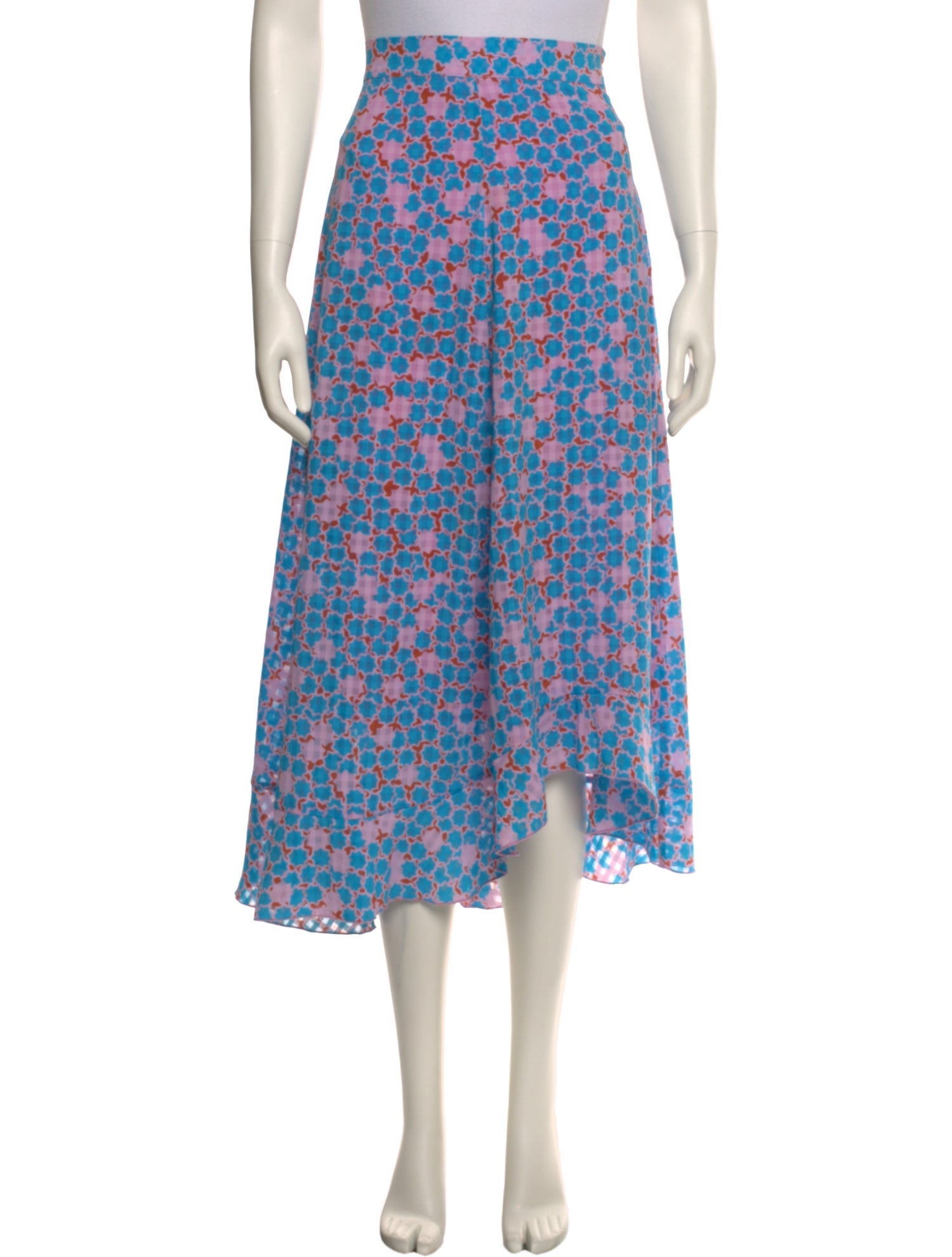 Stine Goya Floral Print Midi Length Skirt