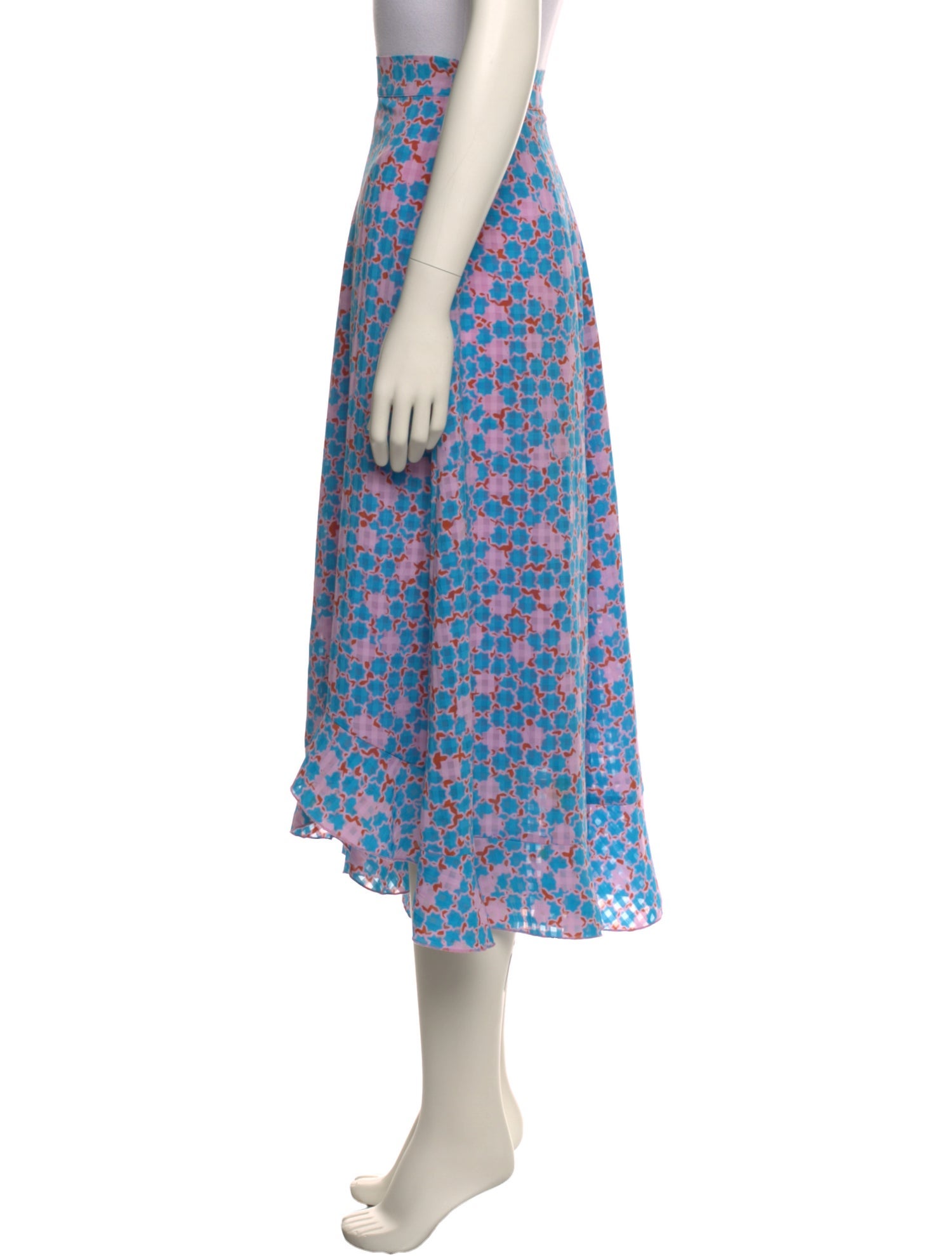 Stine Goya Floral Print Midi Length Skirt