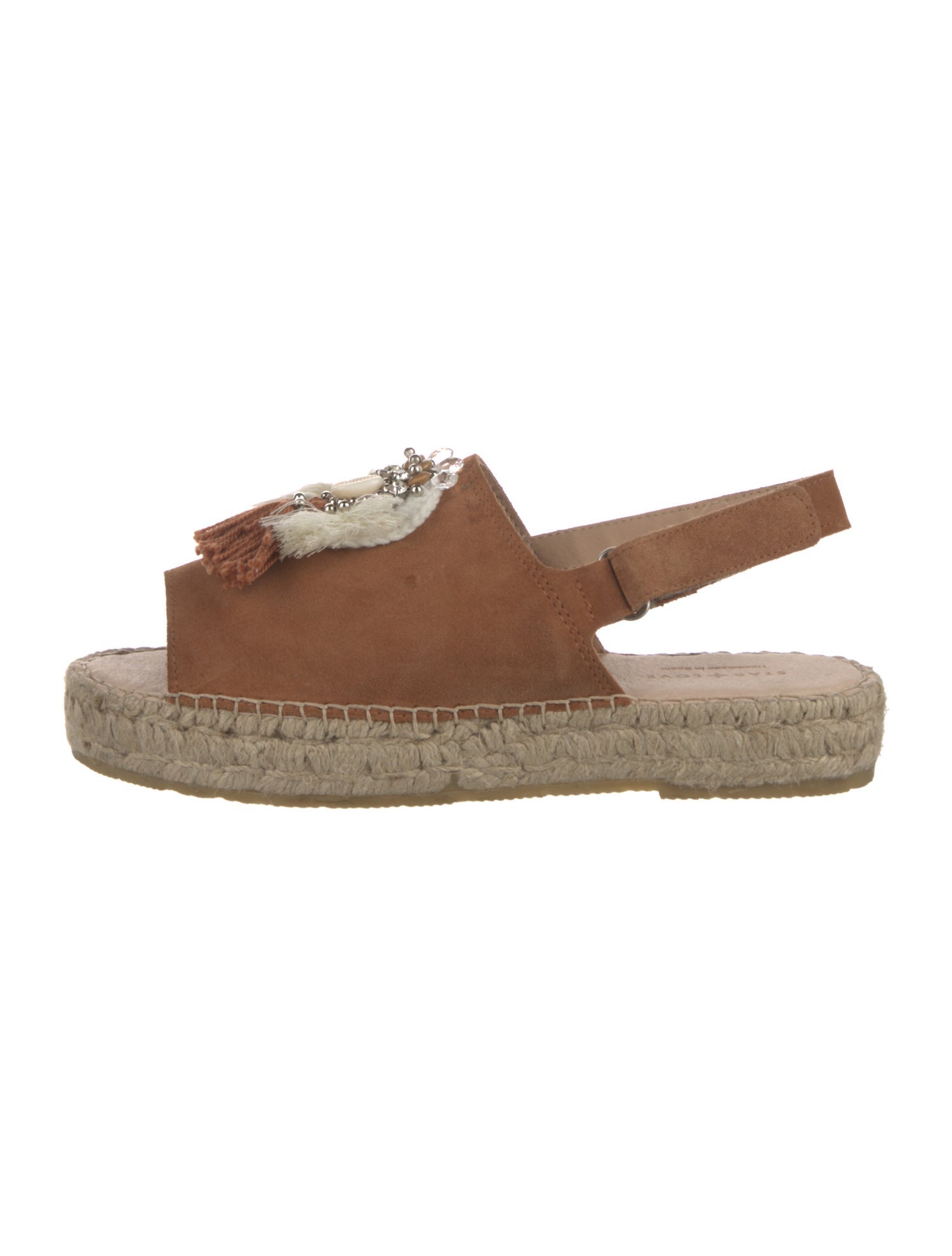 Starlight Suede Tassel Accents Espadrilles