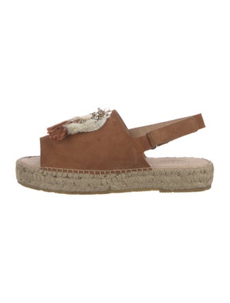 Starlight Suede Tassel Accents Espadrilles