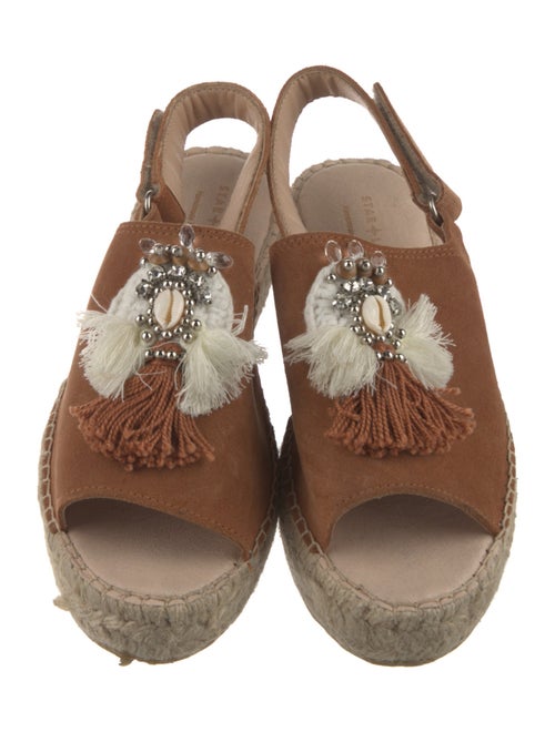 Starlight Suede Tassel Accents Espadrilles