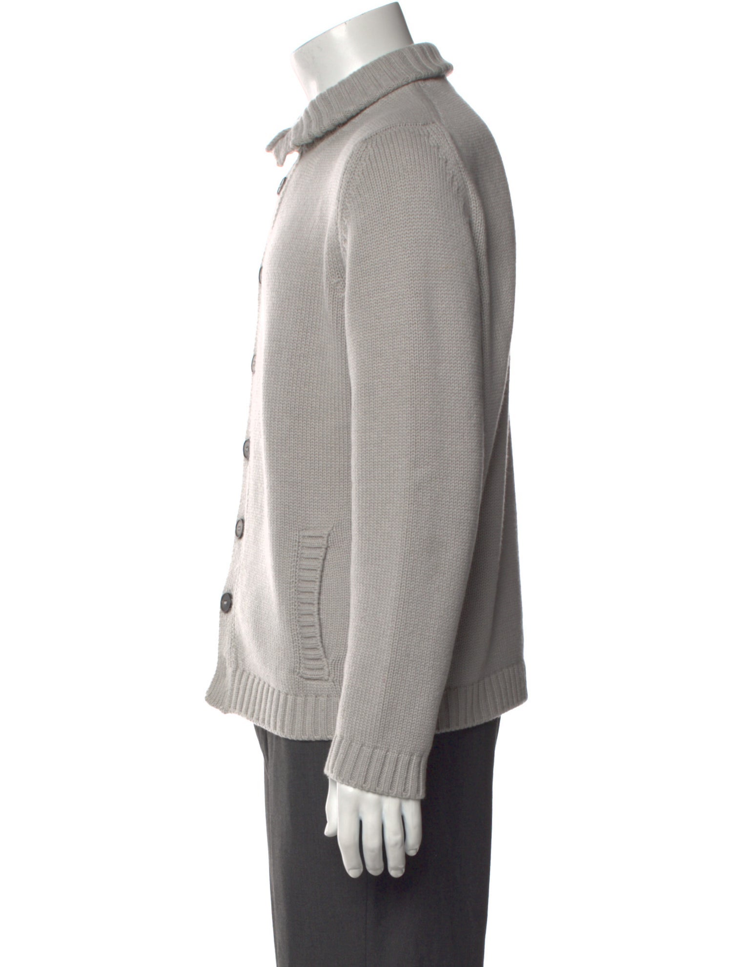 04651/ A Trip In A Bag Cashmere Collar Cardigan