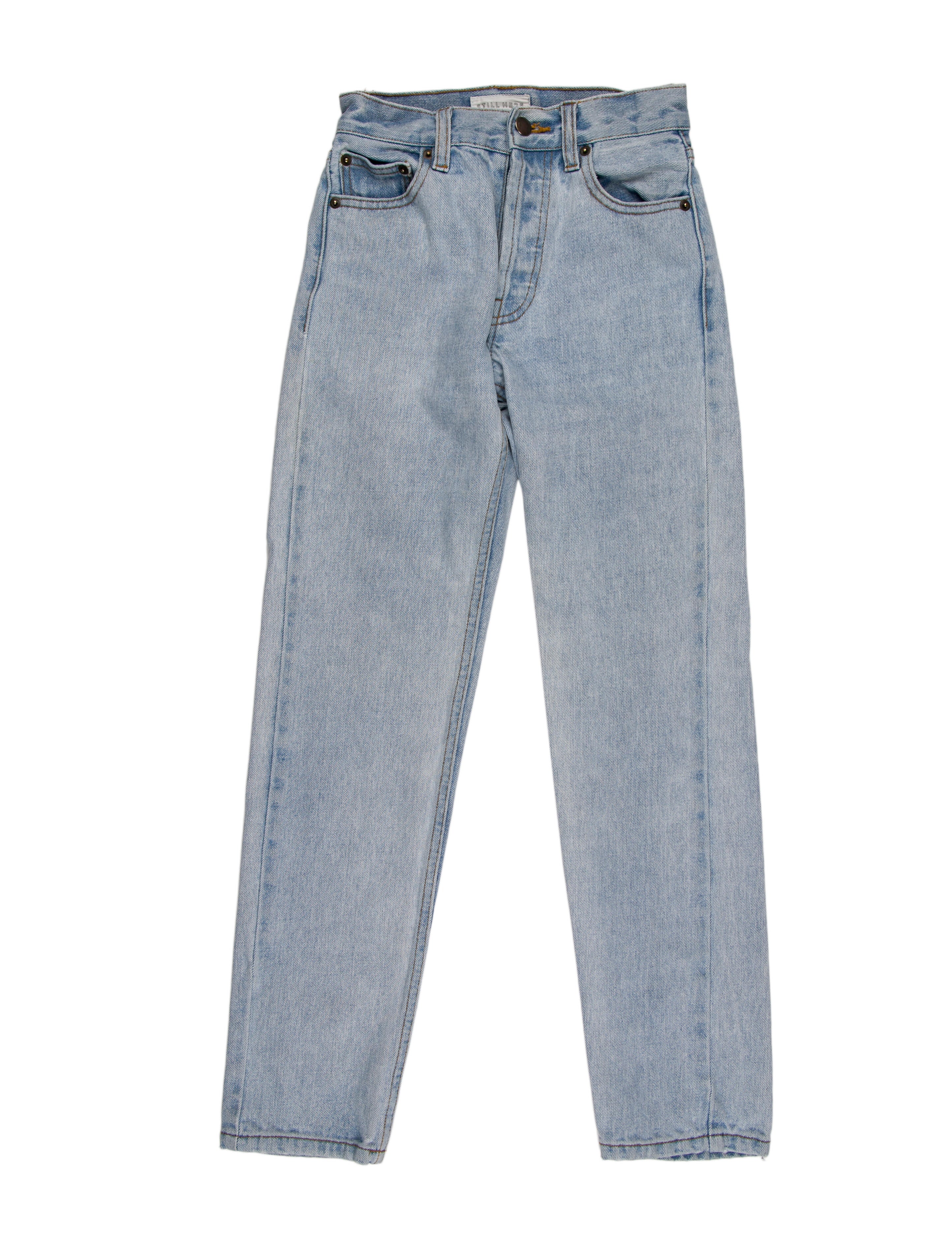 Still Here Mid-Rise Straight Leg Jeans