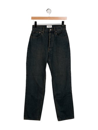 Still Here Mid-Rise Straight Leg Jeans