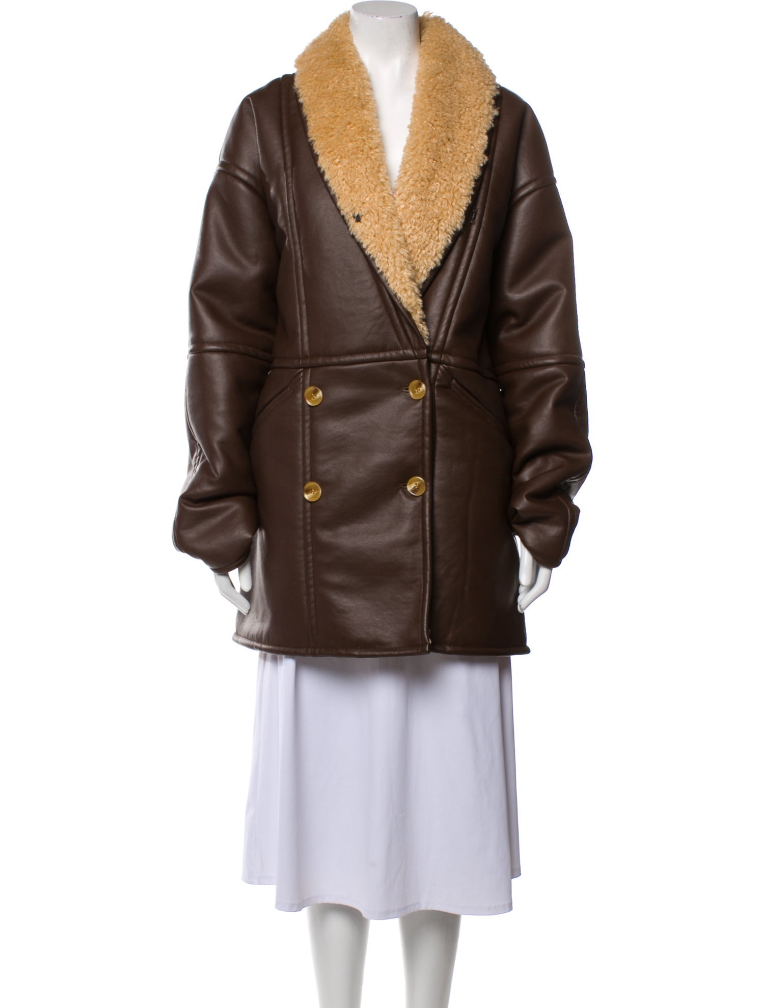 Still Here Faux Fur Coat