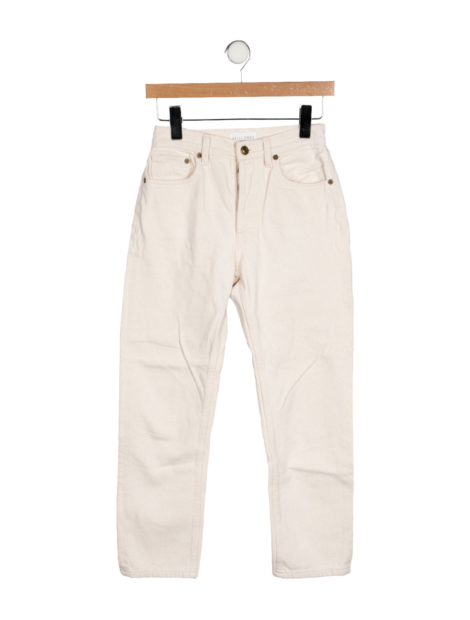 Still Here Mid-Rise Straight Leg Jeans