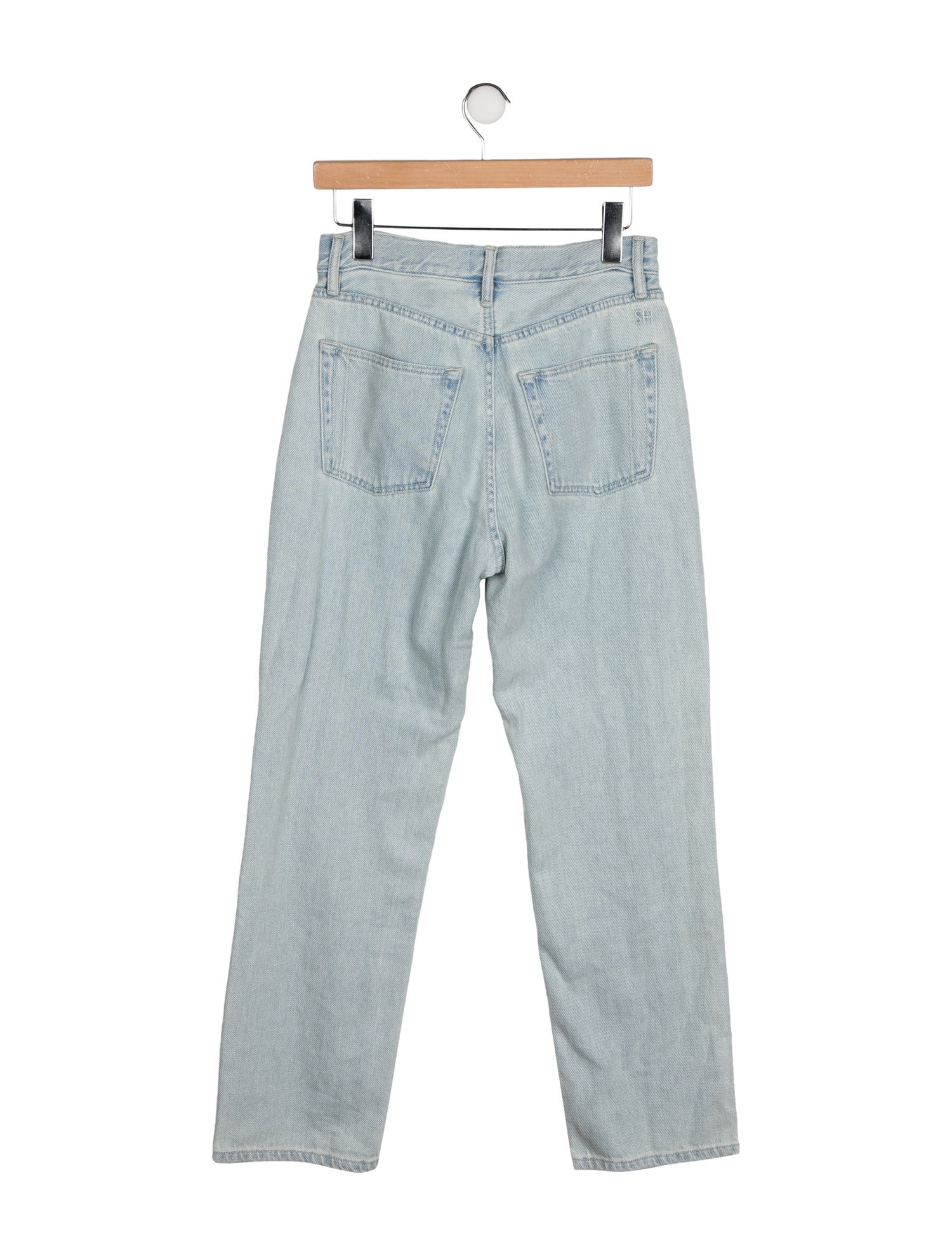 Still Here High-Rise Straight Leg Jeans
