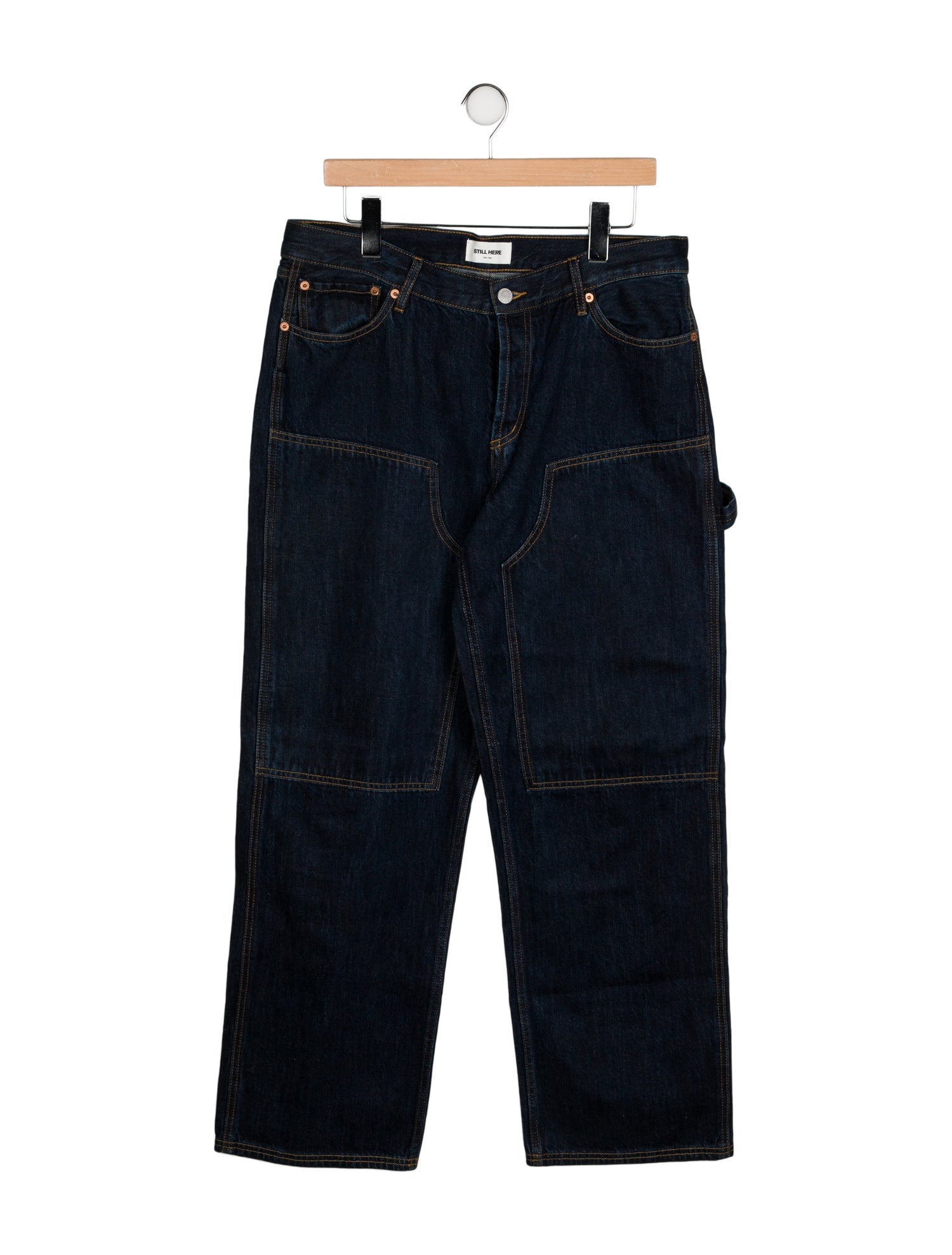 Still Here Mid-Rise Wide Leg Jeans