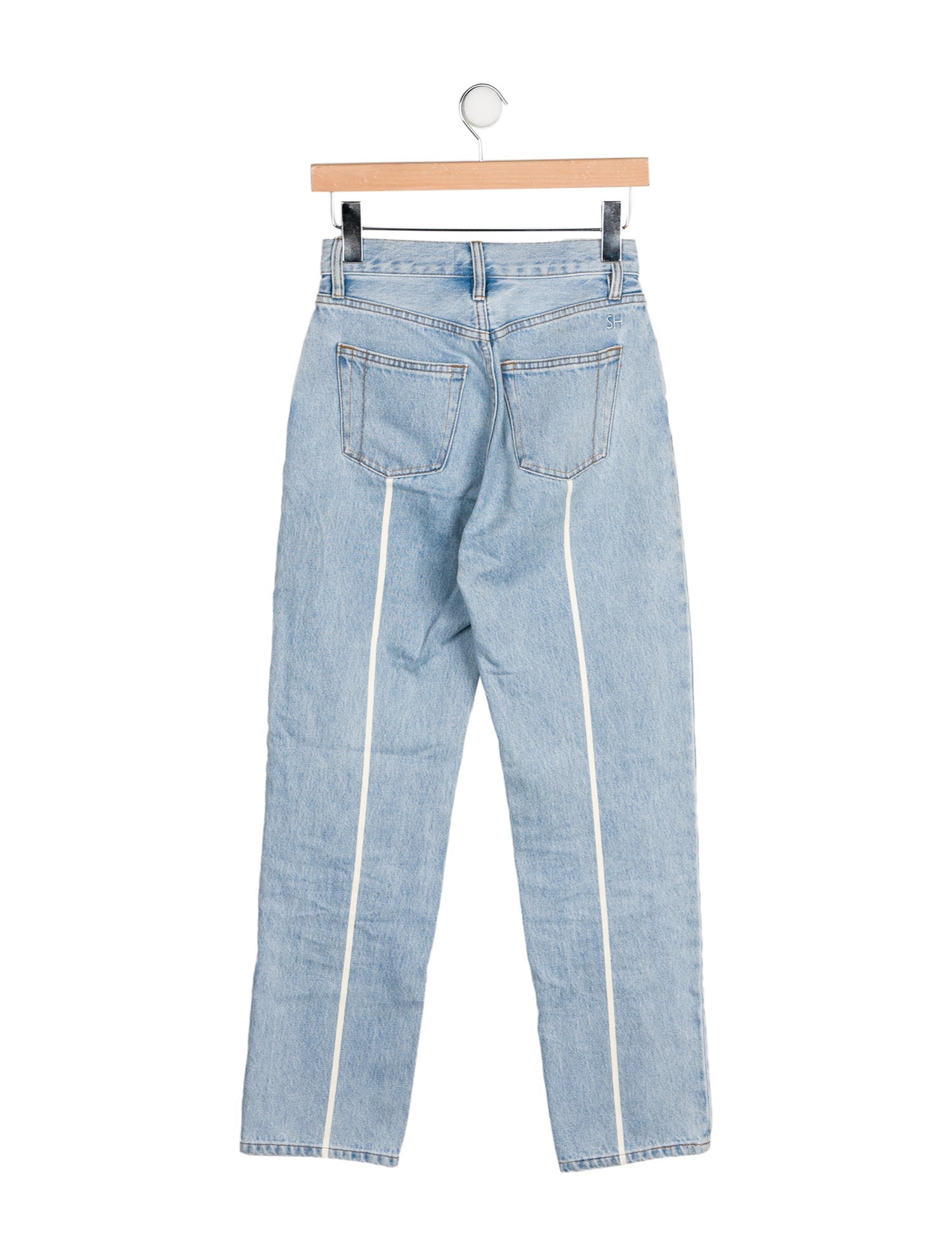Still Here Mid-Rise Straight Leg Jeans